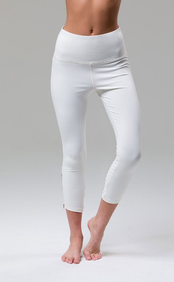 Image Title Onzie Pleated Legging - Ivory